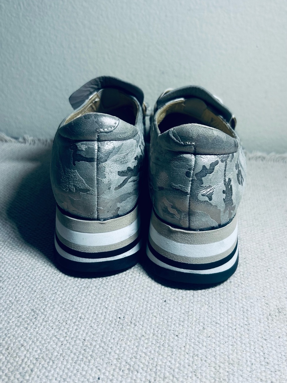 Softwaves Platform Slip-On Sneaker- Metallic Camo - Picture 5 of 14